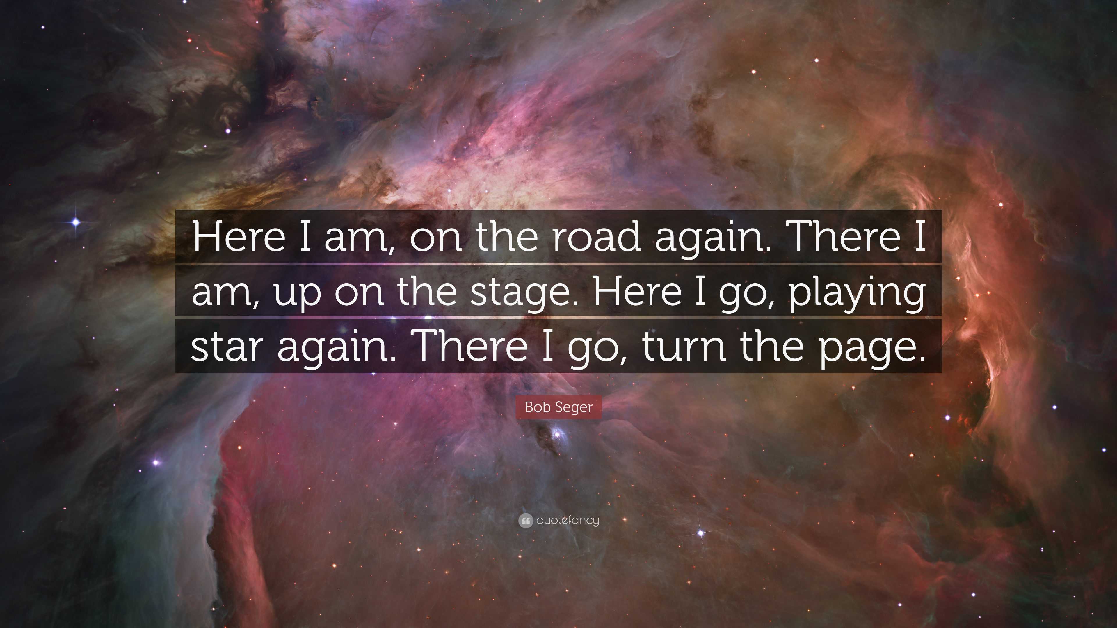 Bob Seger- On The Road Again , Turn the Page (Bob Seger song) – VJUT