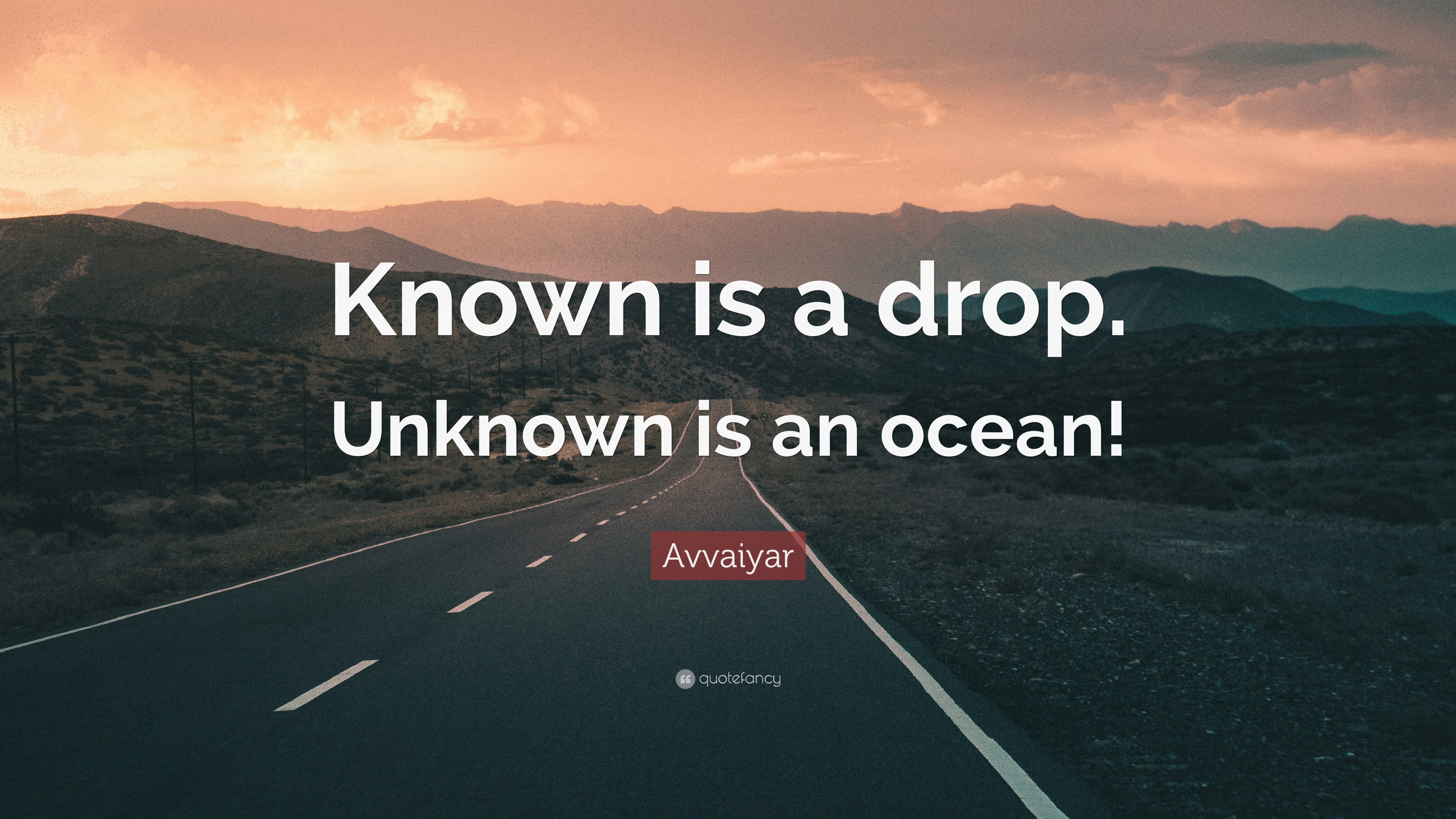 Be free… – Known is a drop, Unknown is an Ocean