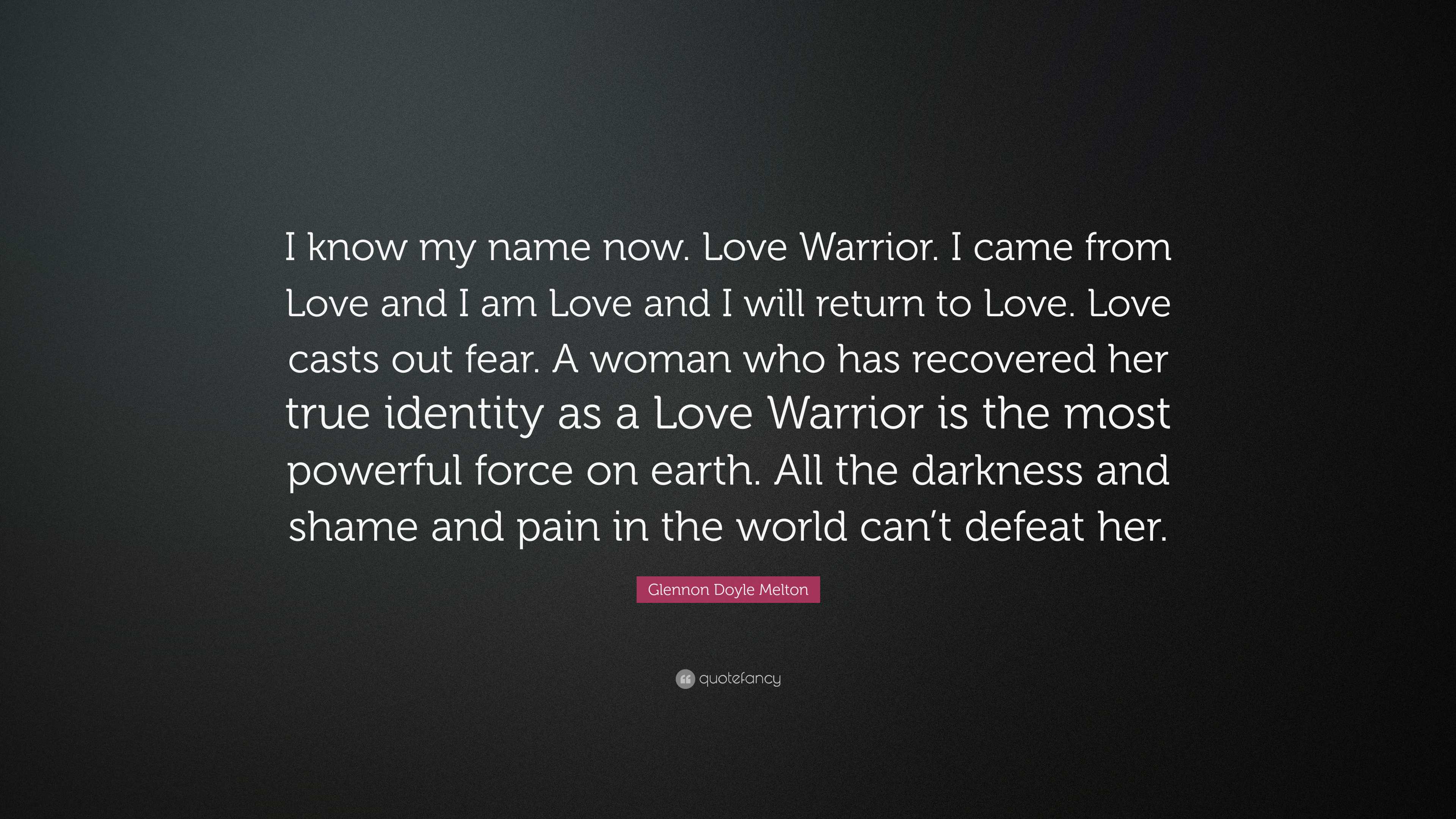 Love warrior