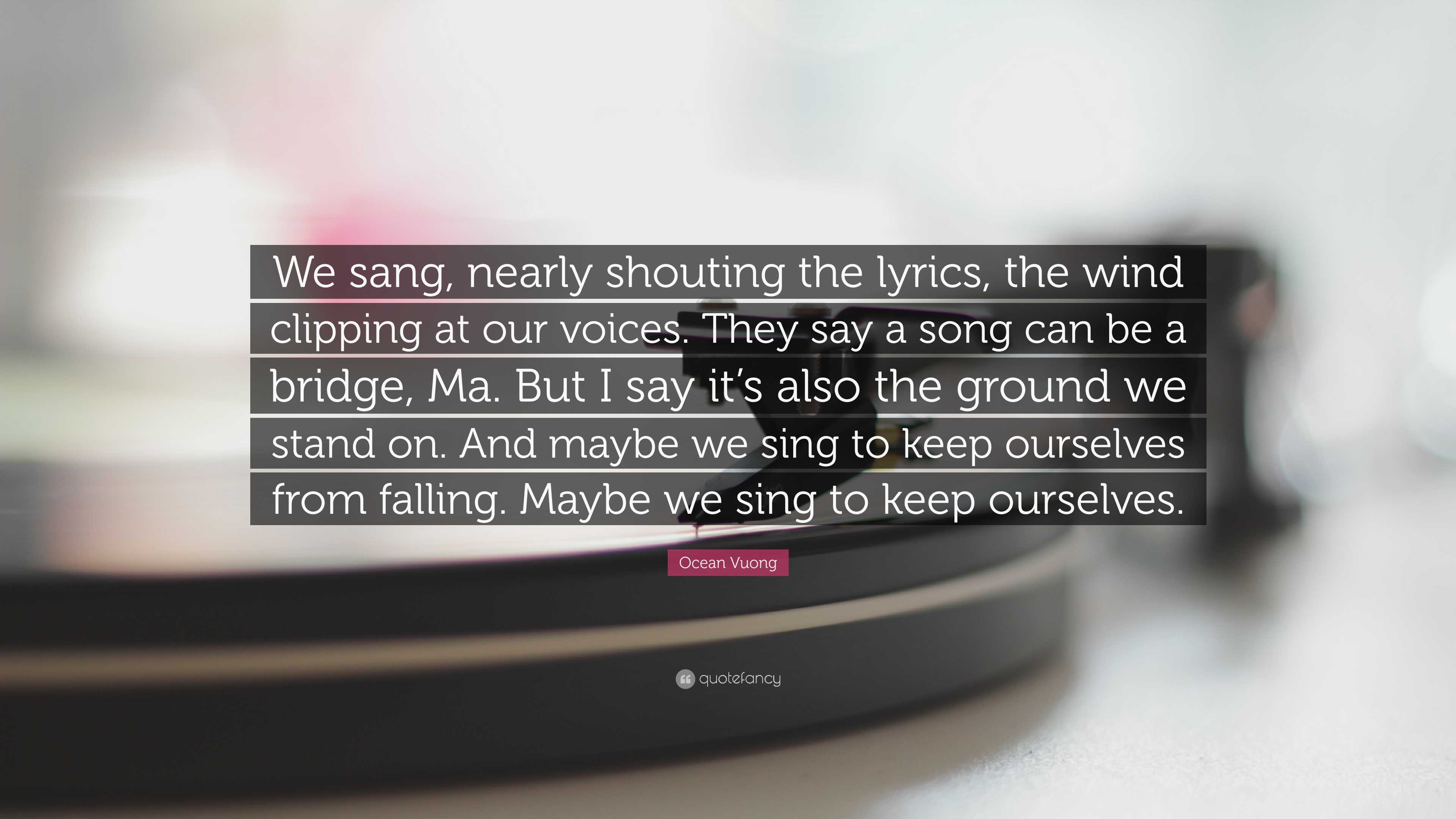 Lyrics - The Bridge