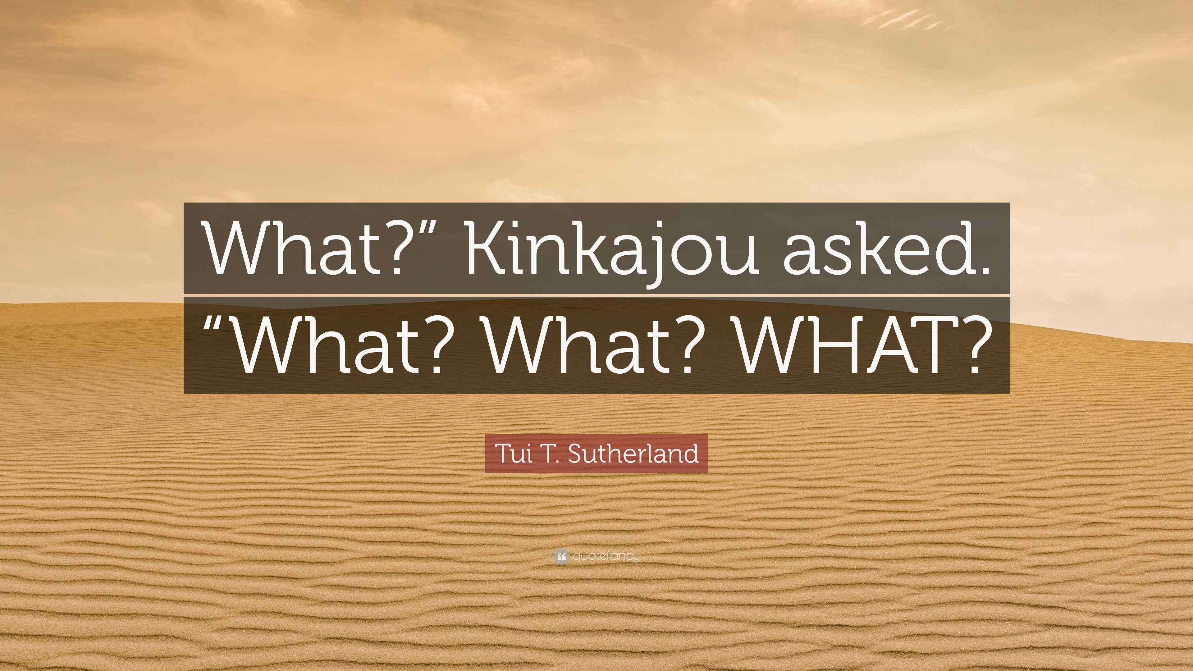 Tui T Sutherland Quote What Kinkajou Asked What What WHAT tui-t-sutherland-quote-what-kinkajou-asked-what-what-what