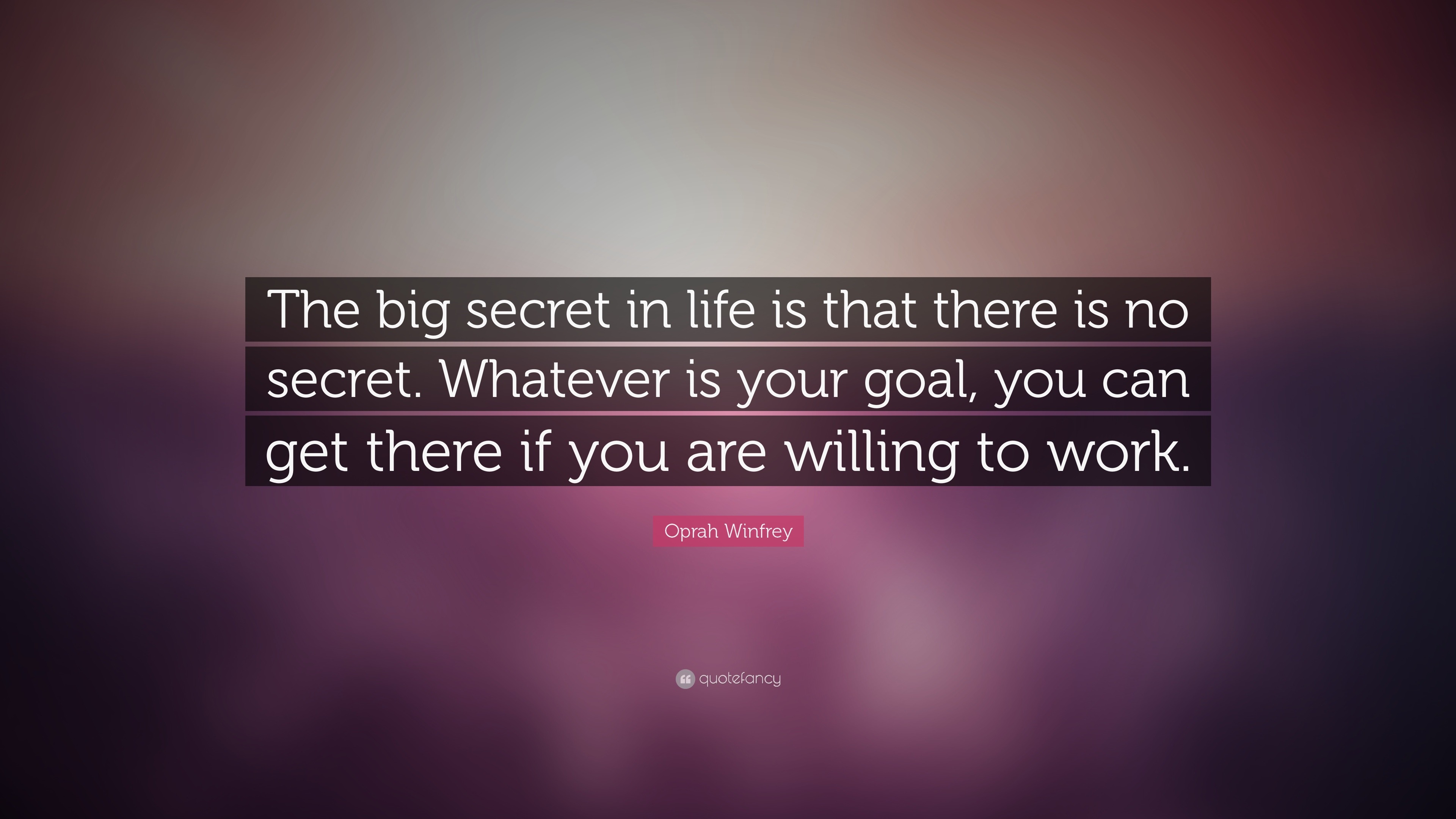 the secret in