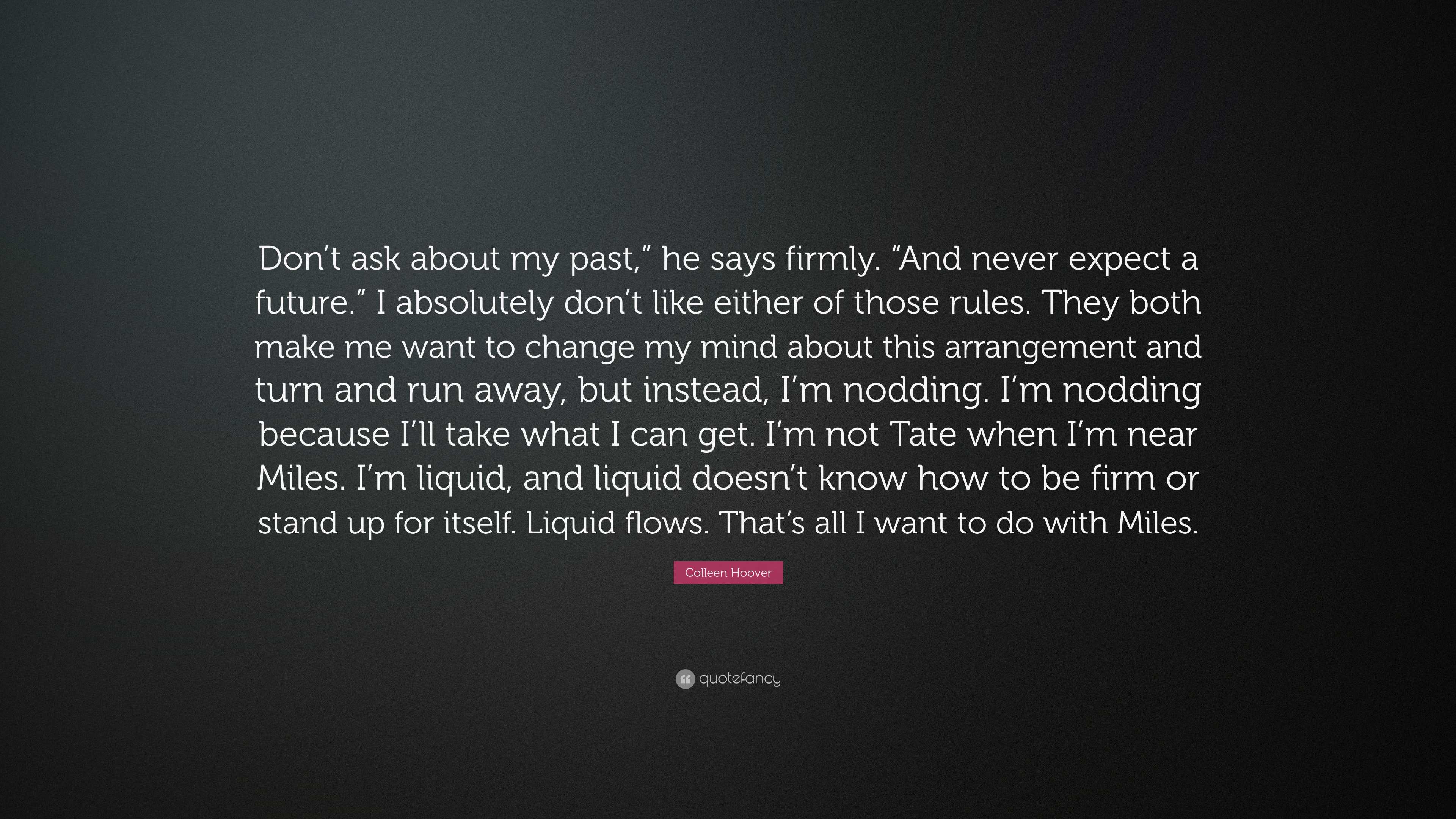 I haven’t thought about it since you asked. And I just don’t have a future idea. That’s all I was 2024 saying.