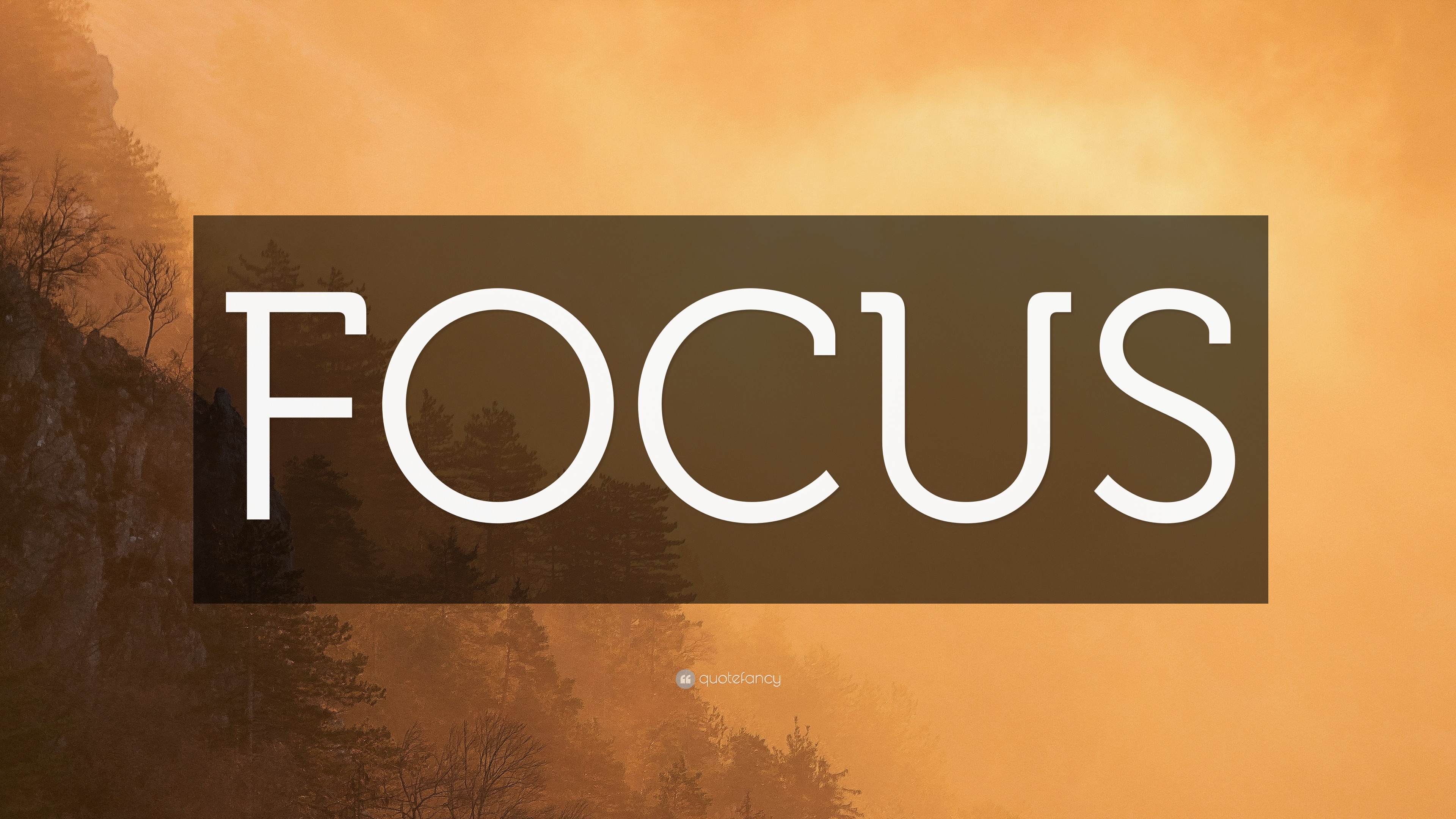 “FOCUS” Wallpaper by QuoteFancy