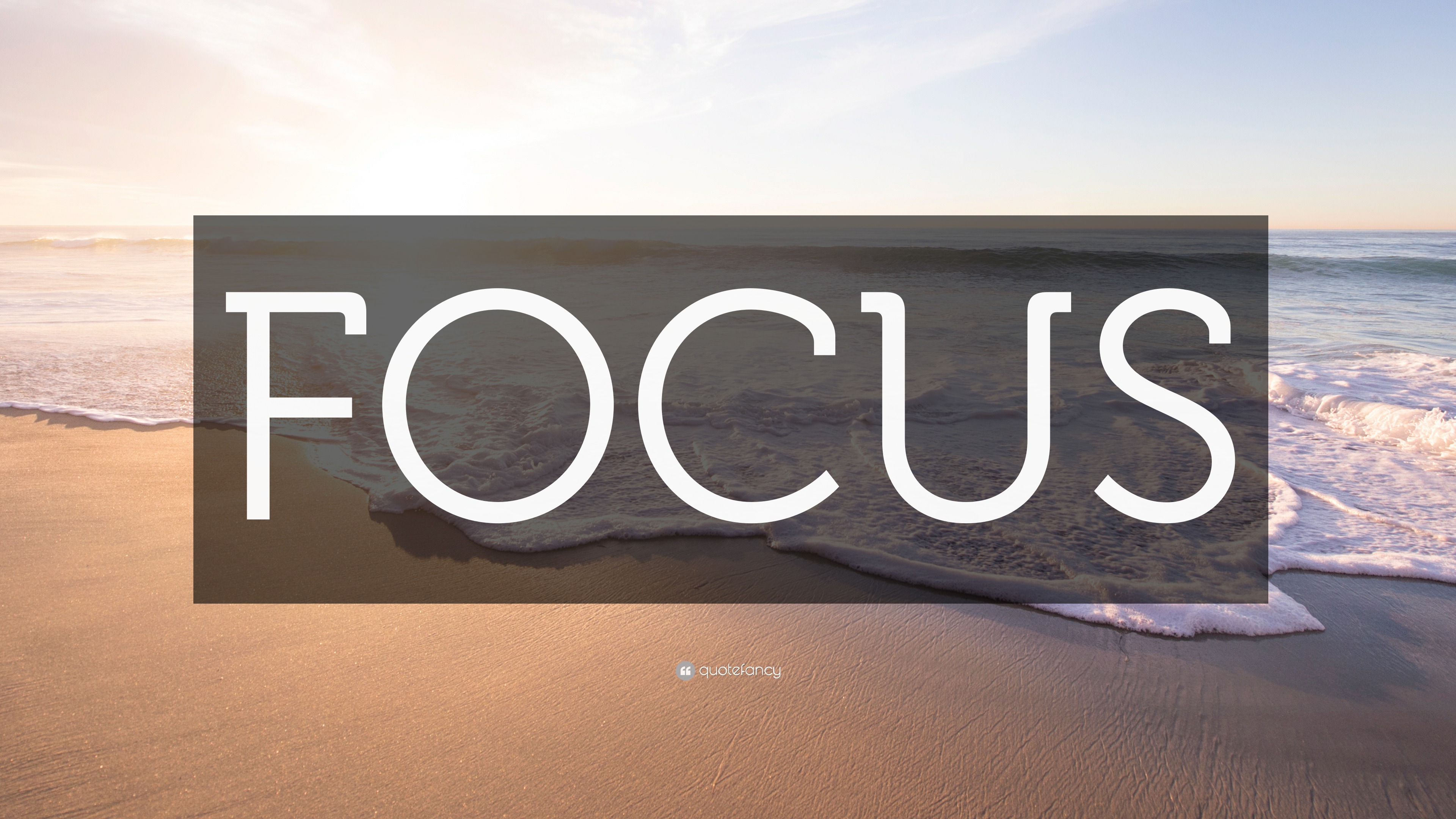 “FOCUS” Wallpaper by QuoteFancy