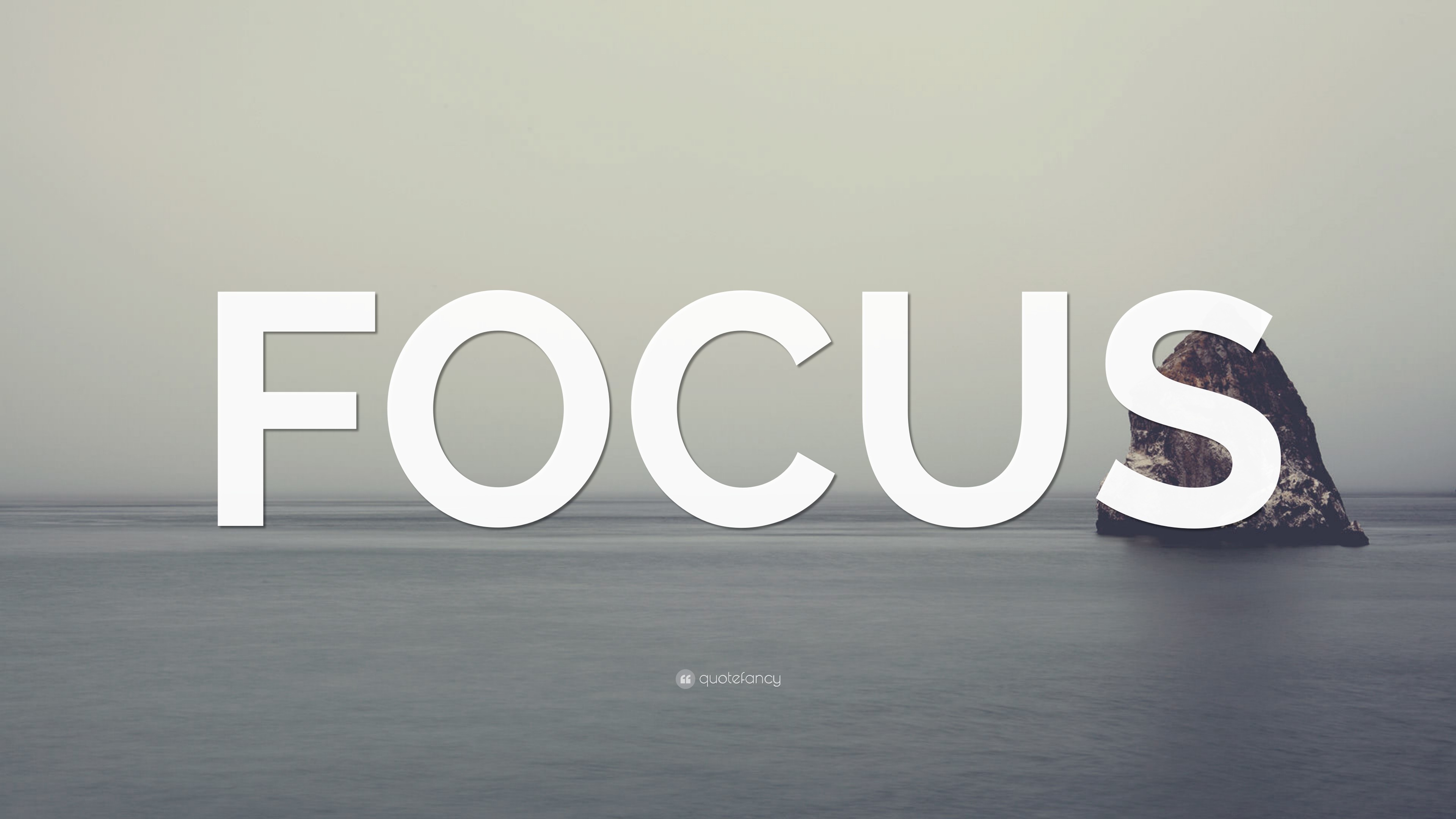 “FOCUS” Wallpaper by QuoteFancy