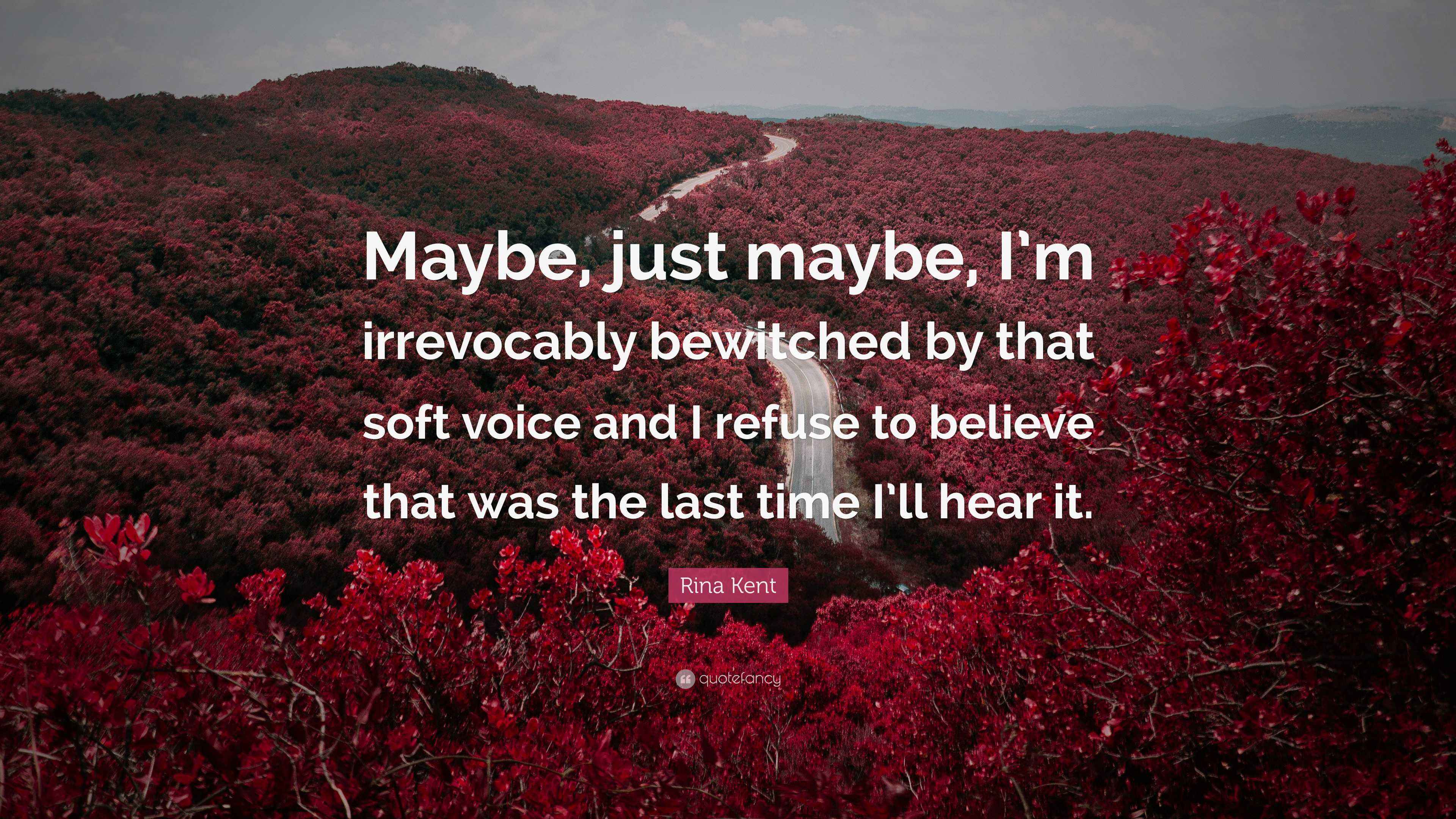 Rina Kent Quote “Maybe, just maybe, I’m irrevocably bewitched by that