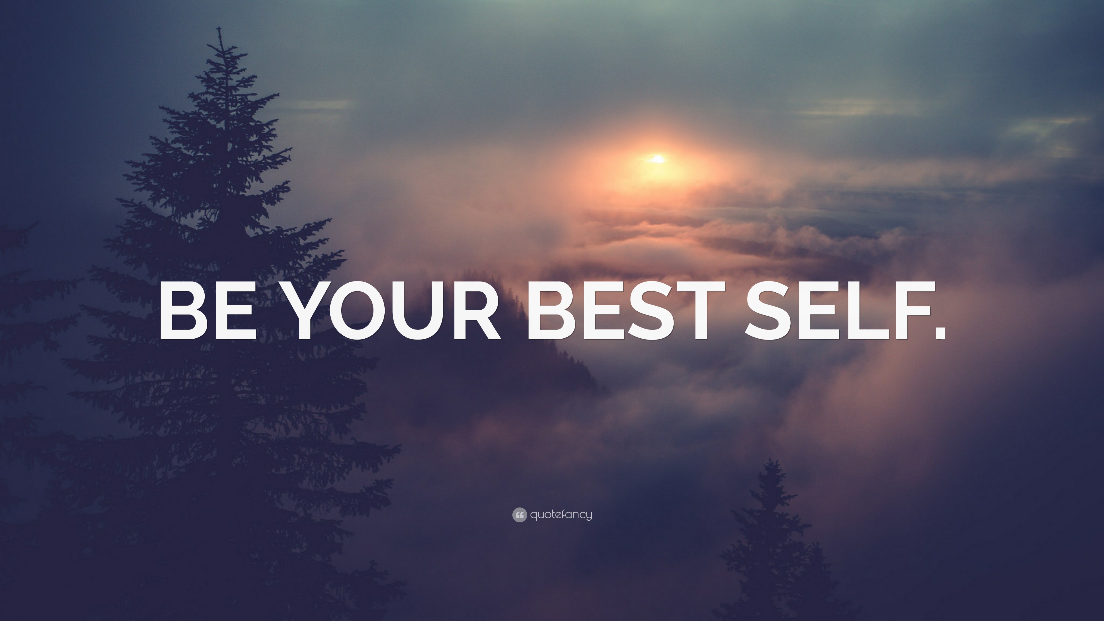 “BE YOUR BEST SELF.” Wallpaper by QuoteFancy