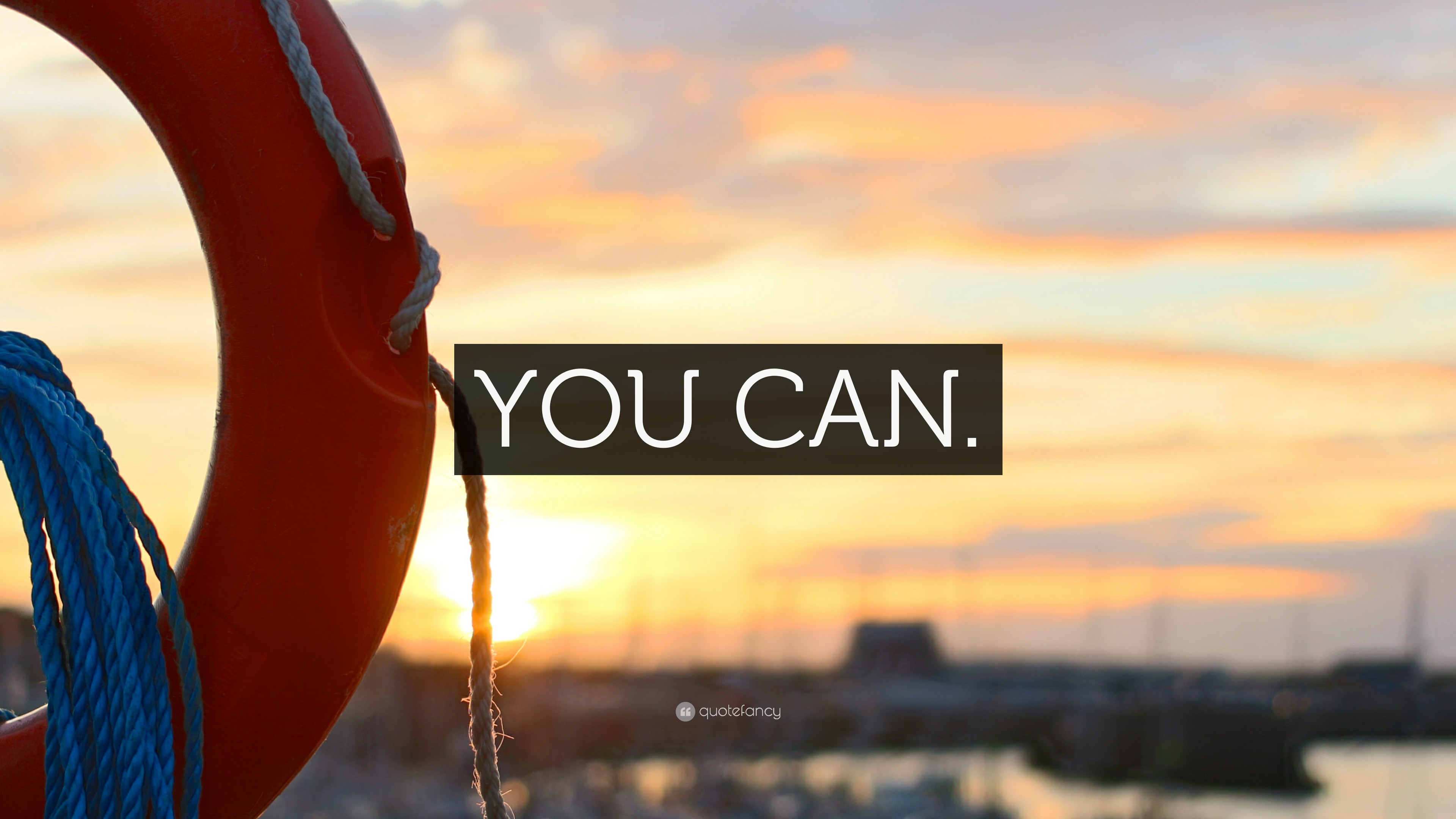 “YOU CAN.” Wallpaper by QuoteFancy