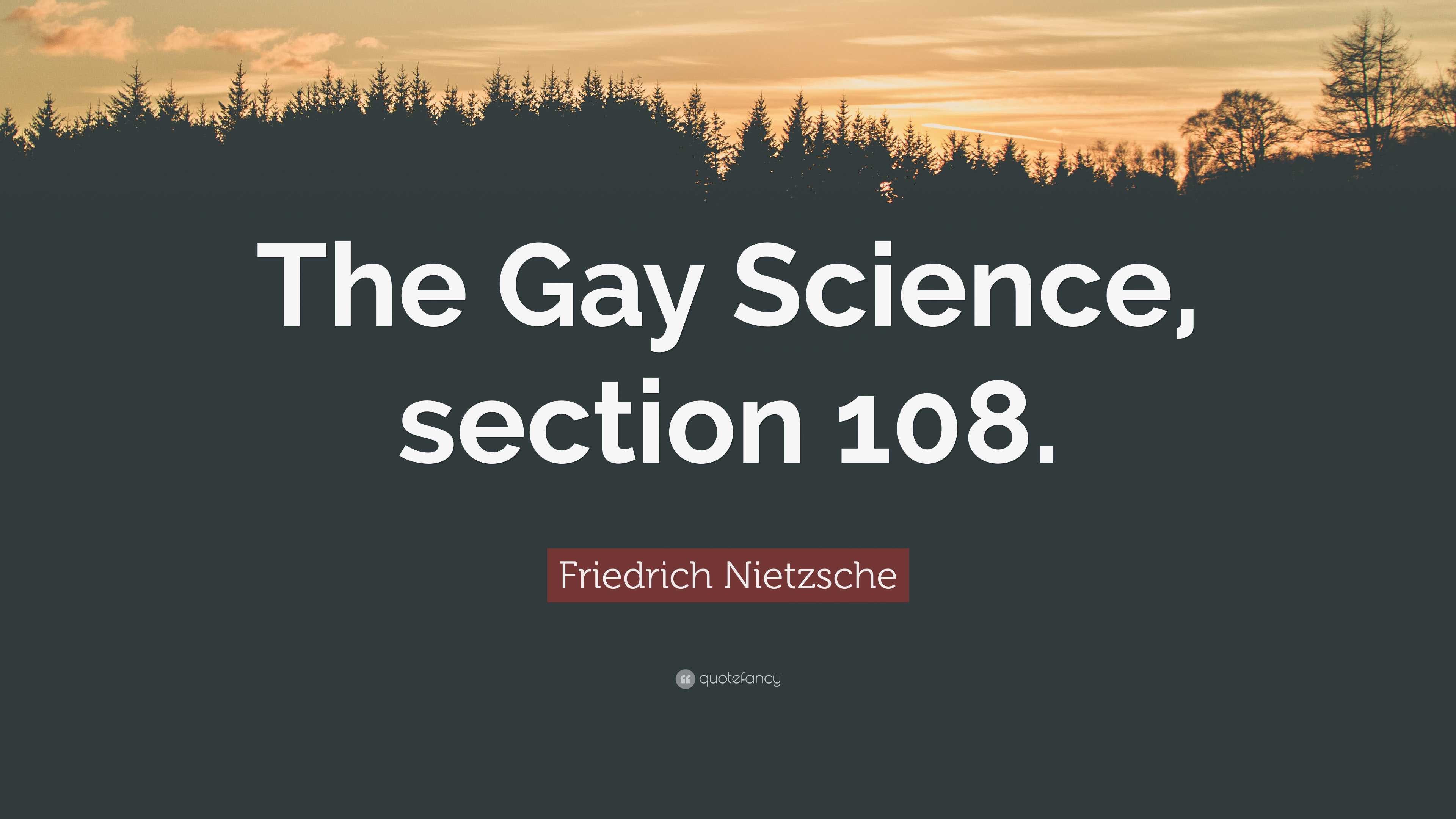 the gay science friedrich nietzsche