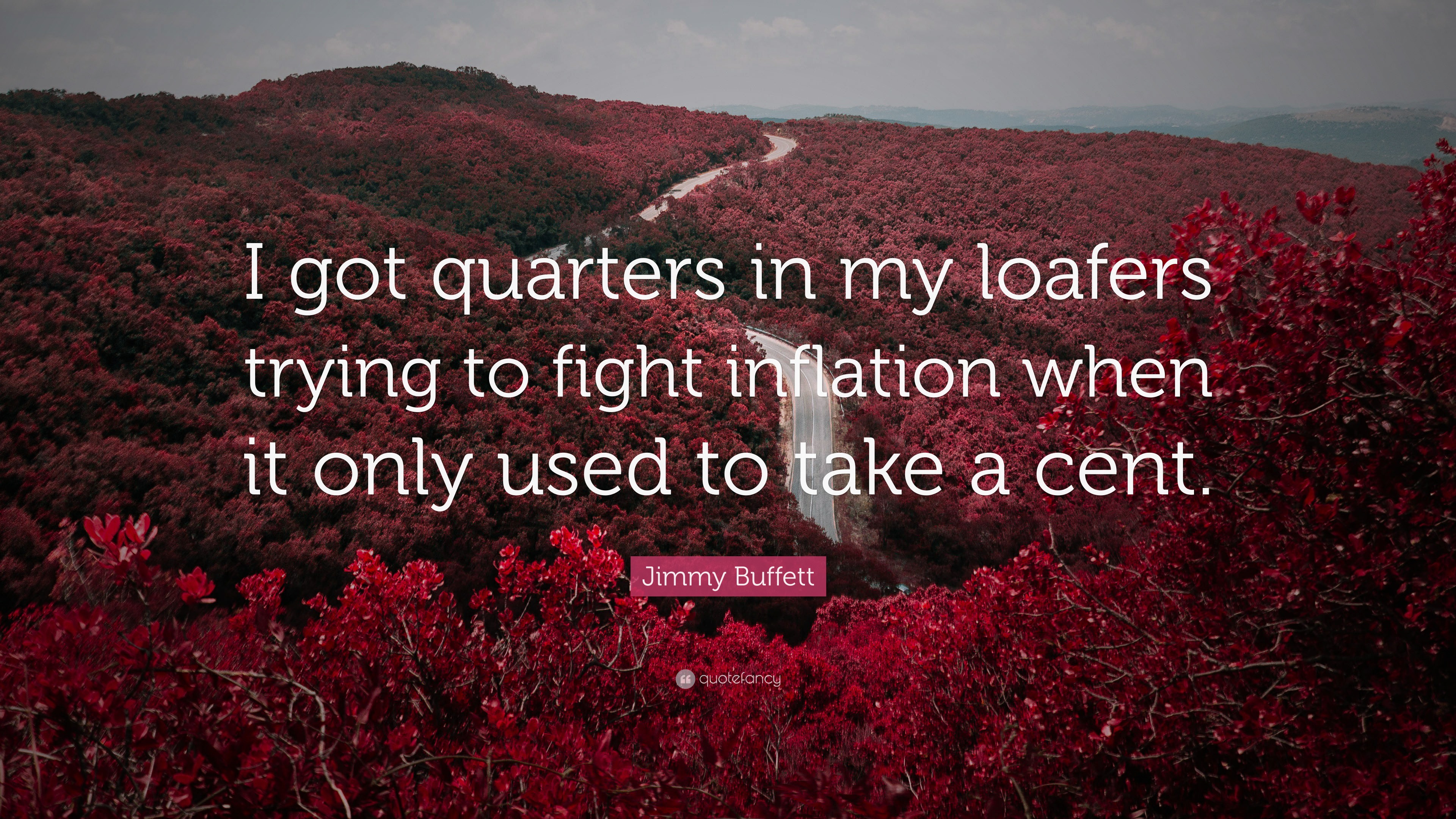 Jimmy Buffett Quote: “I got quarters in my loafers trying to fight  inflation when it only, image size:3840x2160