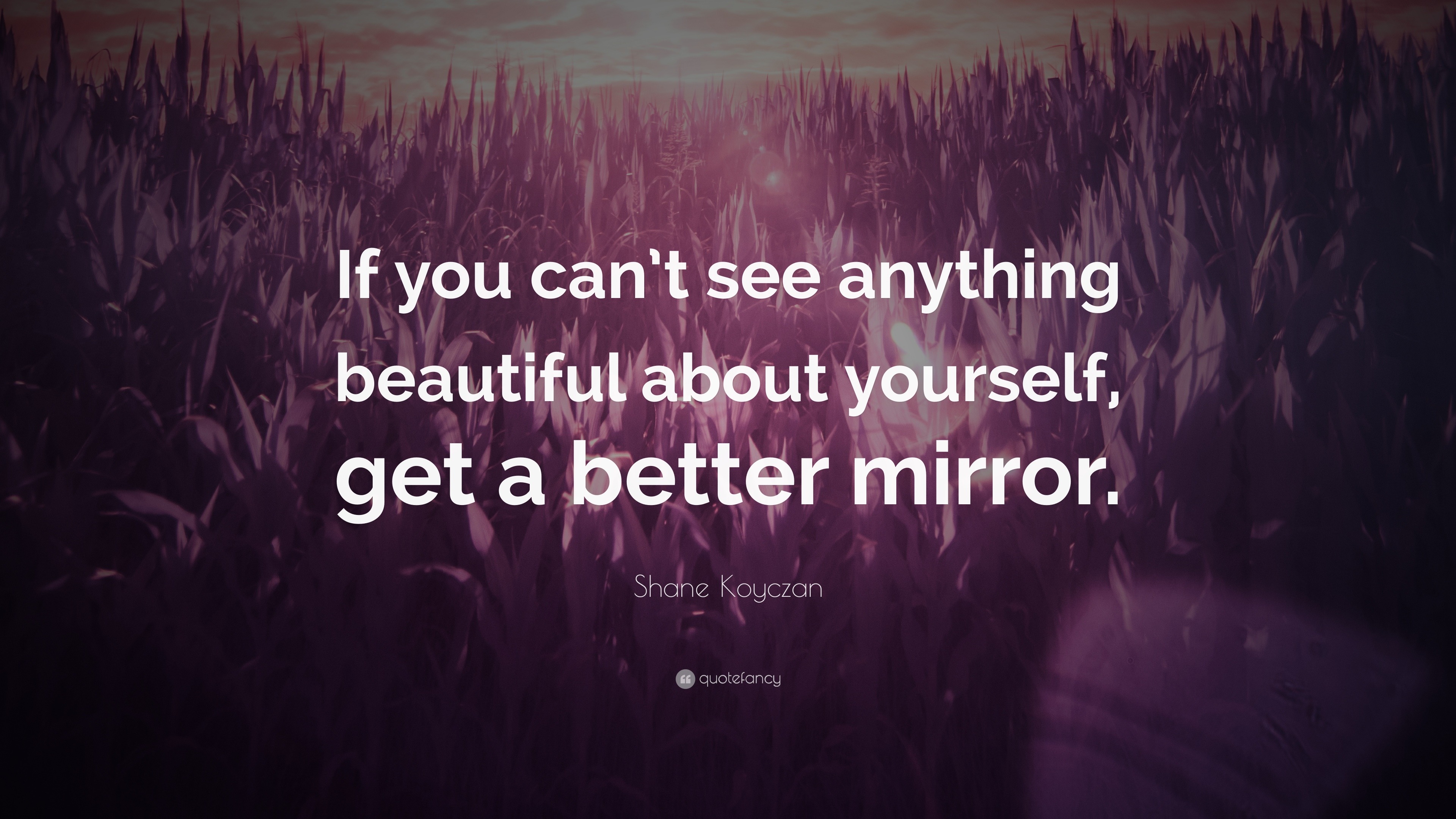 Shane Koyczan Quote “If you can’t see anything beautiful about