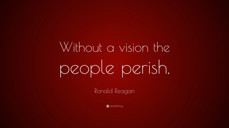 without vision the people perish