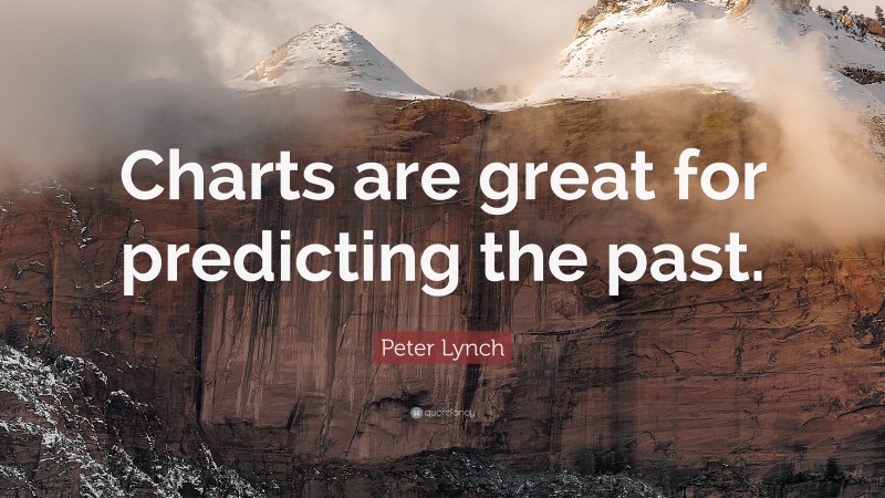 Peter Lynch Quote: “Charts are great for predicting the past.”