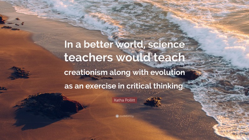 using creationism to teach critical thinking