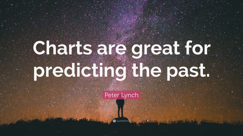 Peter Lynch Quote: “Charts are great for predicting the past.”