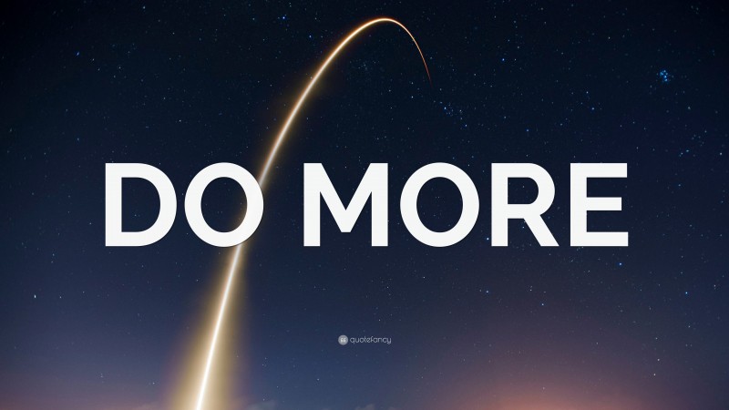 “DO MORE” — Desktop Wallpaper
