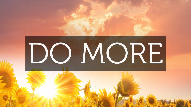 “DO MORE” — Desktop Wallpaper