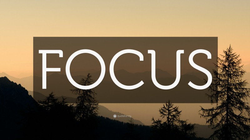“FOCUS” — Desktop Wallpaper