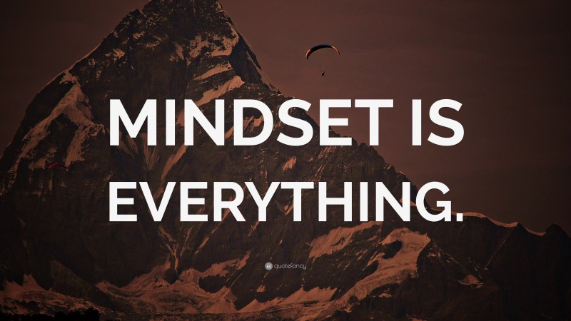 “MINDSET IS EVERYTHING.” — Desktop Wallpaper