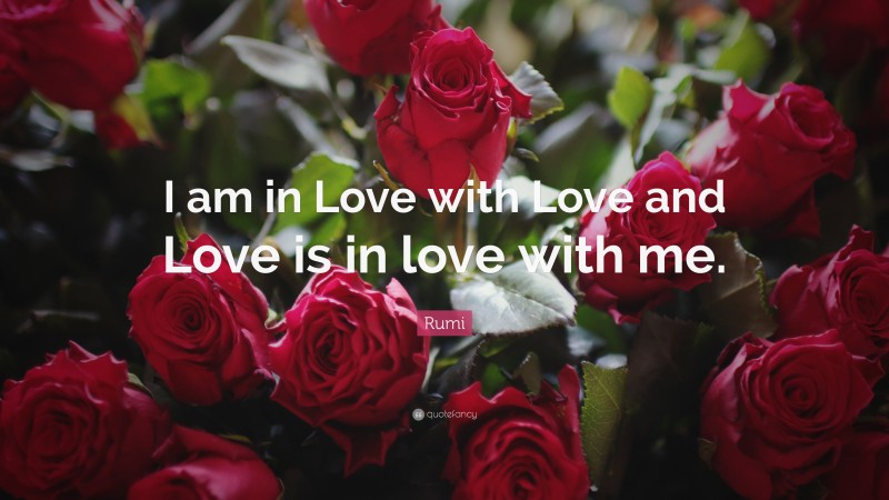Rumi Quote: “I am in Love with Love and Love is in love with me.”