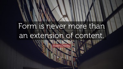 Robert Creeley Quotes