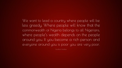 Goodluck Jonathan Quotes