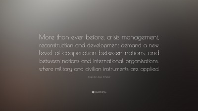 Jaap de Hoop Scheffer Quotes