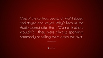 Ann Rutherford Quotes