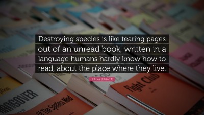 Holmes Rolston III Quotes