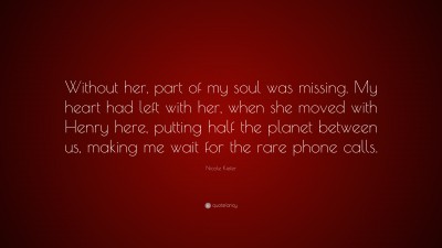 Nicole Kiefer Quotes