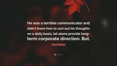 John R. O'Donnell Quotes