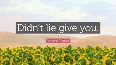 Roderic Jeffries Quotes