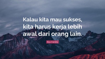 Boy Candra Quotes