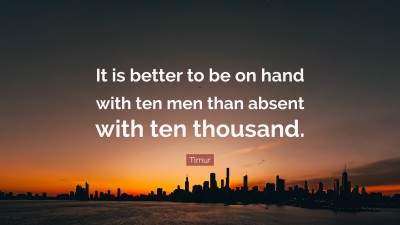 Timur Quotes